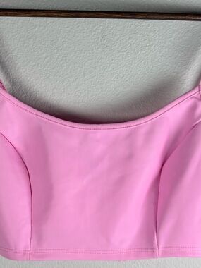 Fashion Nova Light Pink Ribbed Crop Top and Mini Skirt